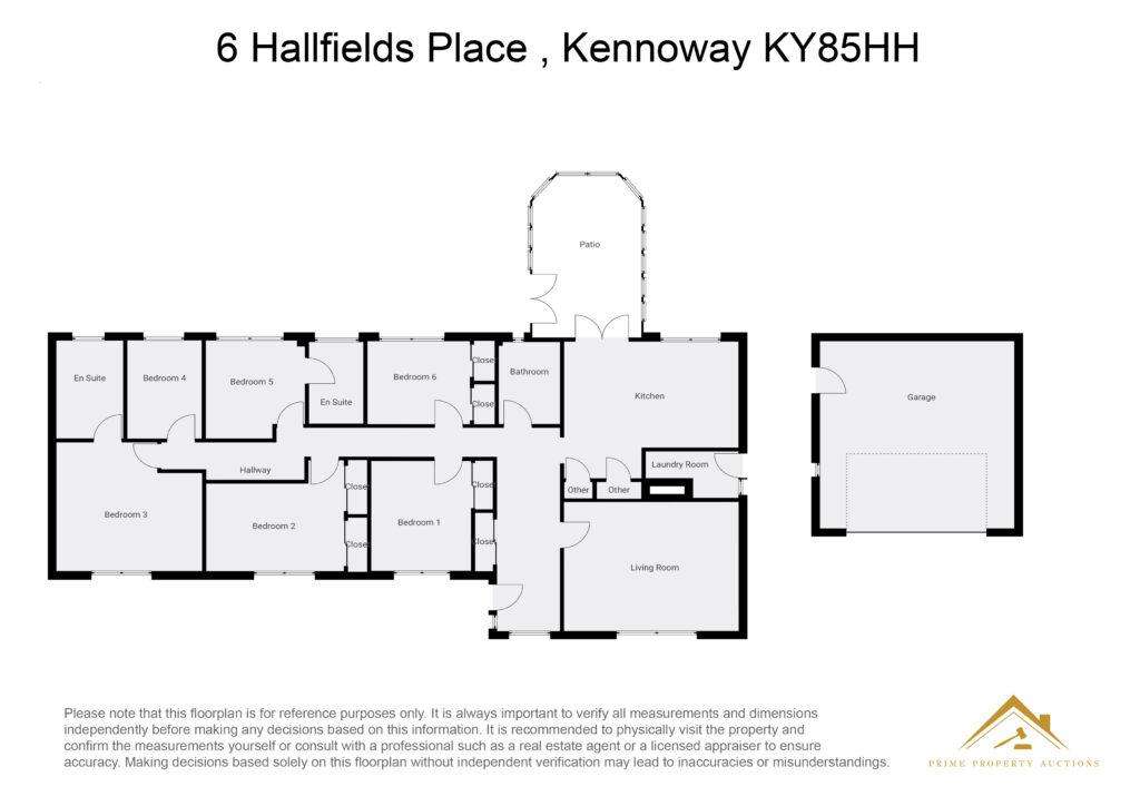 6 bedroom bungalow for sale - floorplan