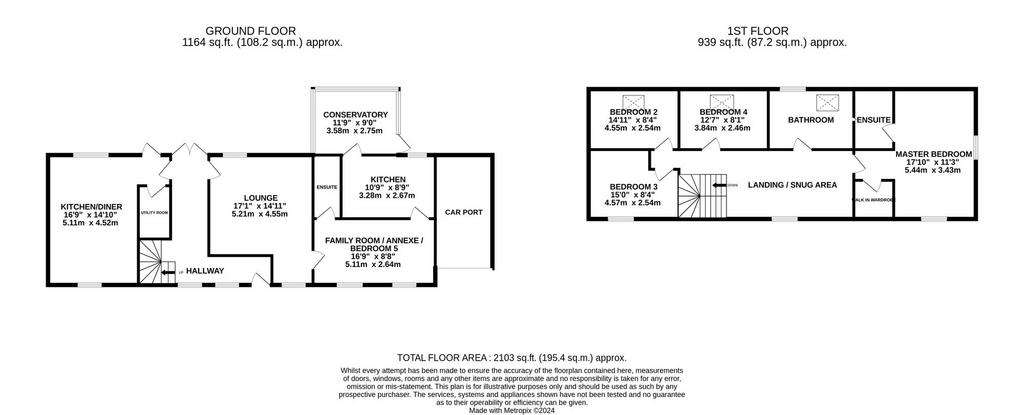 5 bedroom barn conversion for sale - floorplan