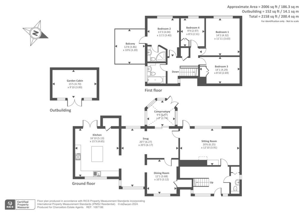 4 bedroom detached house for sale - floorplan