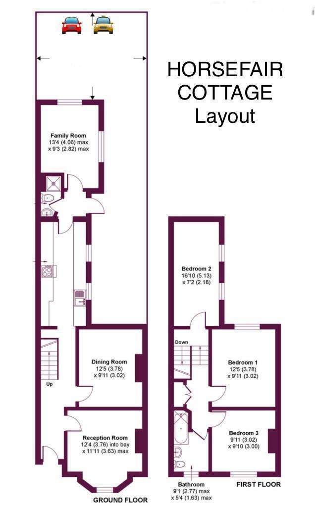 4 bedroom semi-detached house for sale - floorplan