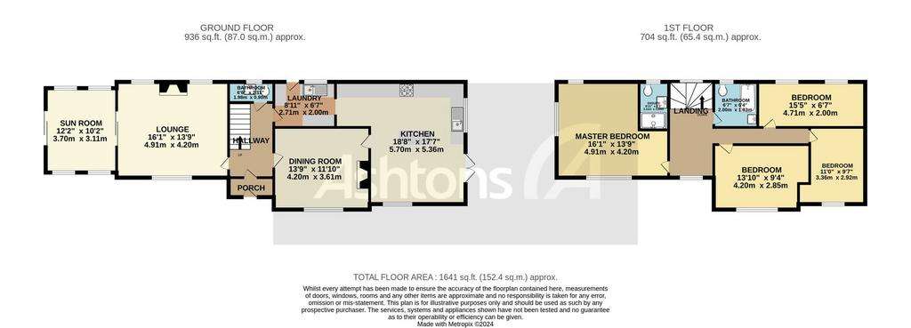 4 bedroom detached house for sale - floorplan