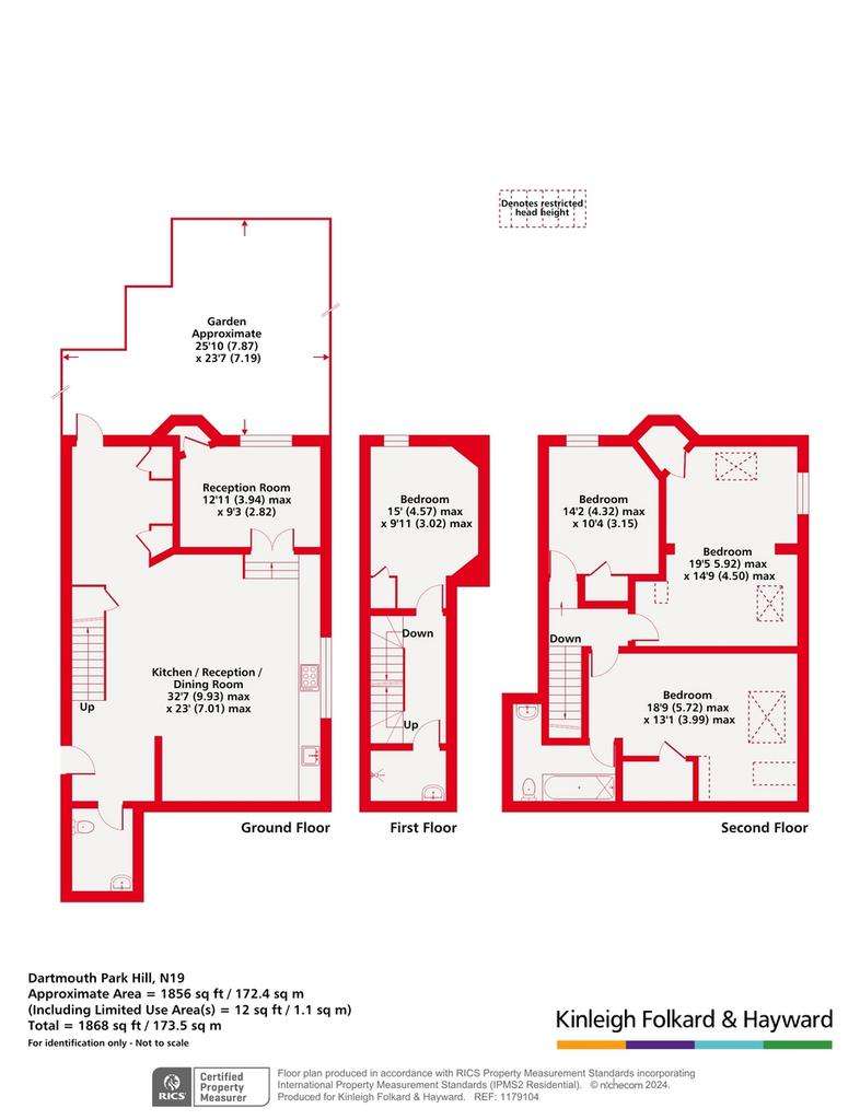 4 bedroom flat for sale - floorplan