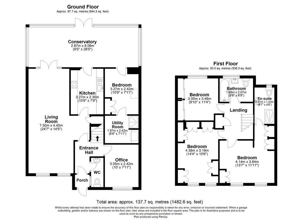 4 bedroom detached house for sale - floorplan