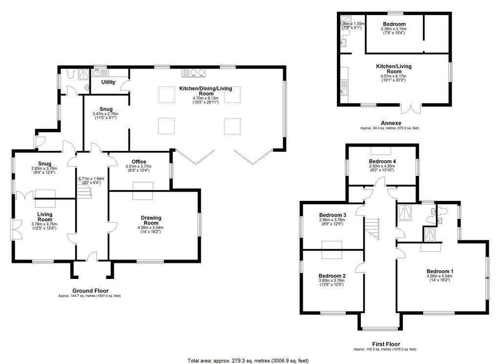 5 bedroom detached house for sale - floorplan