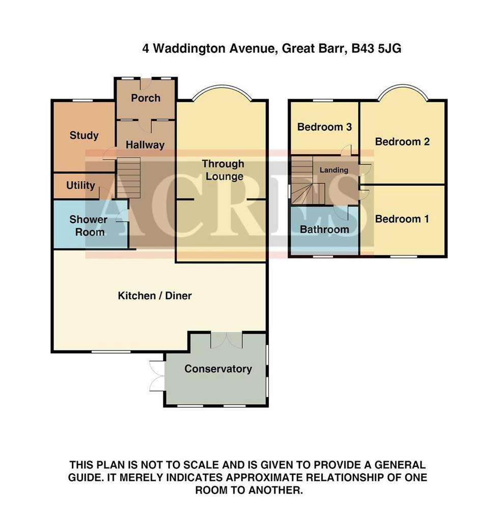 3 bedroom semi-detached house for sale - floorplan