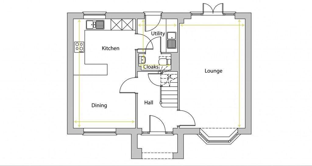 4 bedroom detached house for sale - floorplan