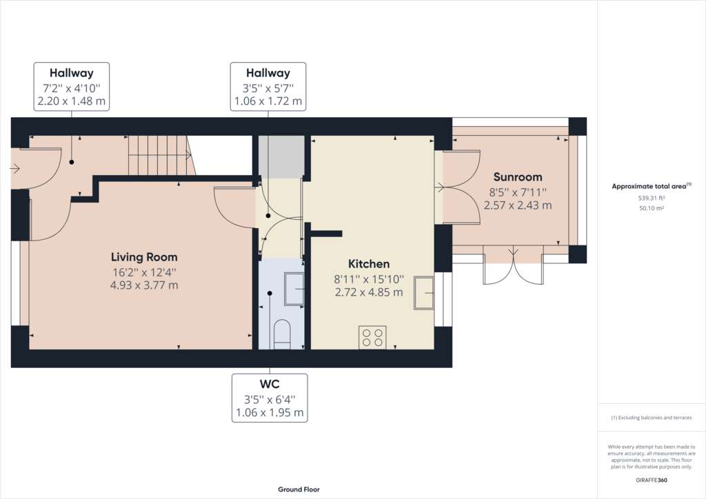 3 bedroom detached house for sale - floorplan