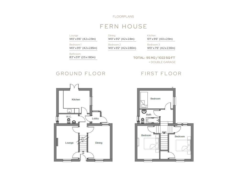 3 bedroom end of terrace house for sale - floorplan