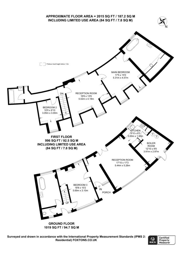 3 bedroom cottage to rent - floorplan