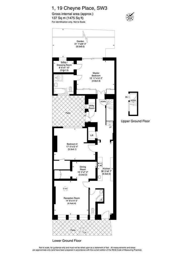 2 bedroom flat to rent - floorplan