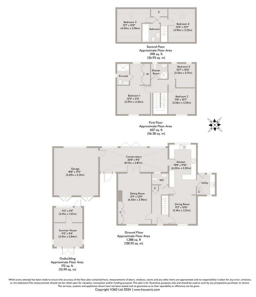 5 bedroom detached house for sale - floorplan