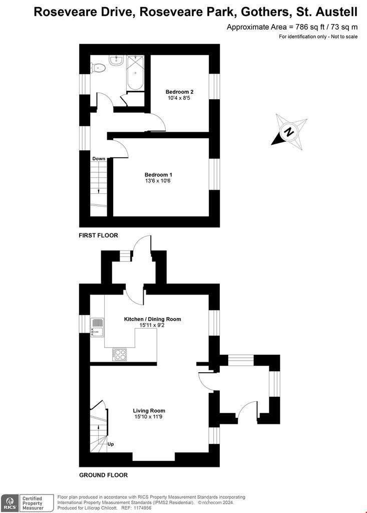 2 bedroom detached house for sale - floorplan