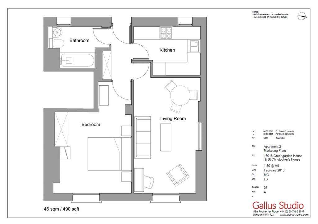 1 bedroom flat to rent - floorplan