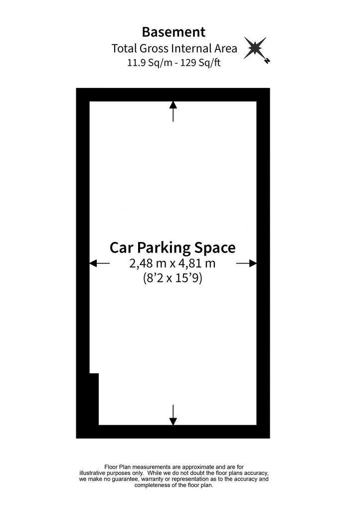 garages for sale - floorplan