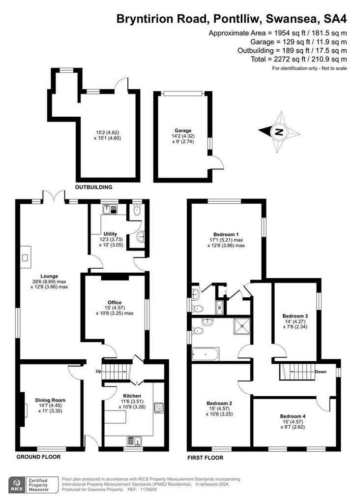 4 bedroom detached house for sale - floorplan