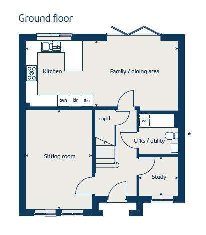 4 bedroom detached house for sale - floorplan