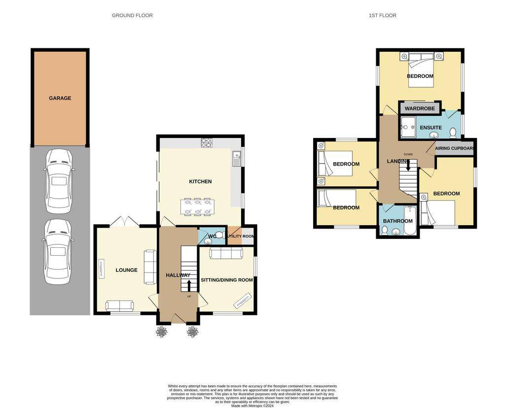 4 bedroom detached house for sale - floorplan