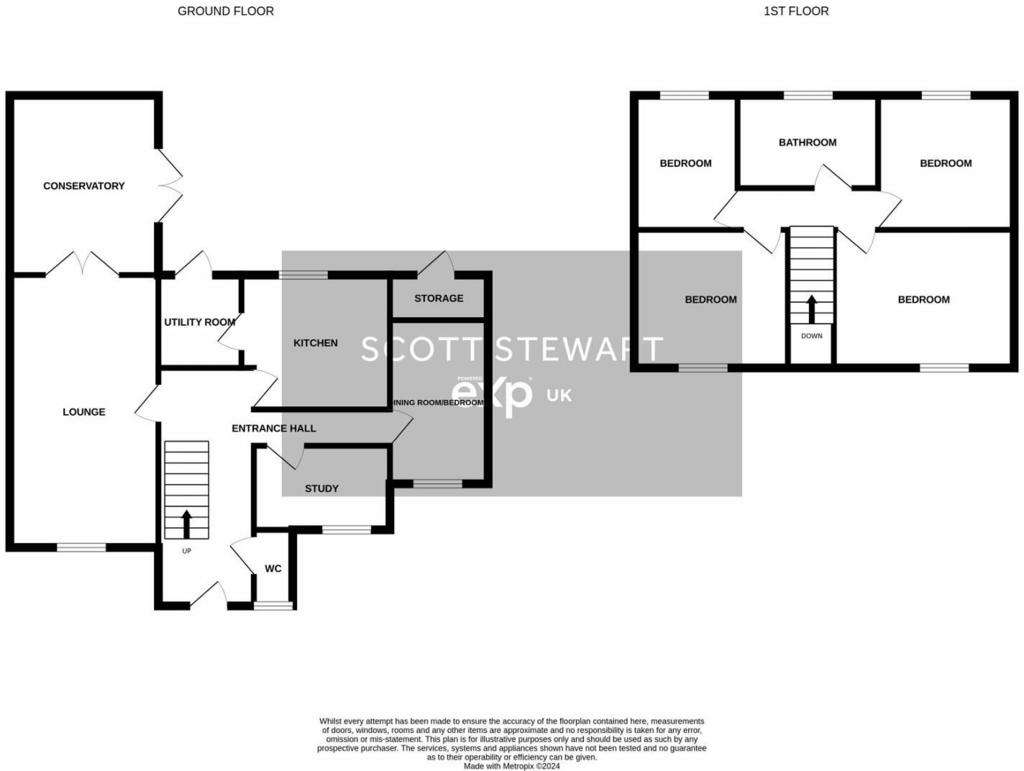 4 bedroom detached house for sale - floorplan