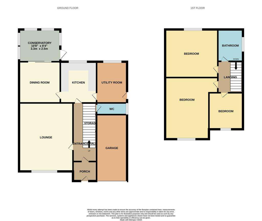 3 bedroom detached house for sale - floorplan