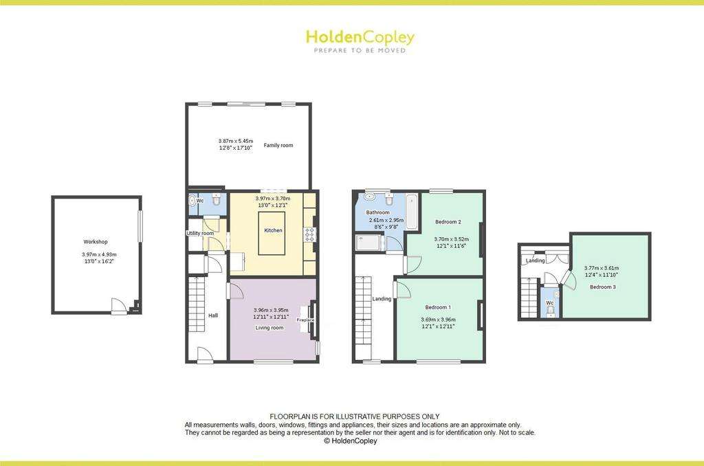 3 bedroom detached house for sale - floorplan