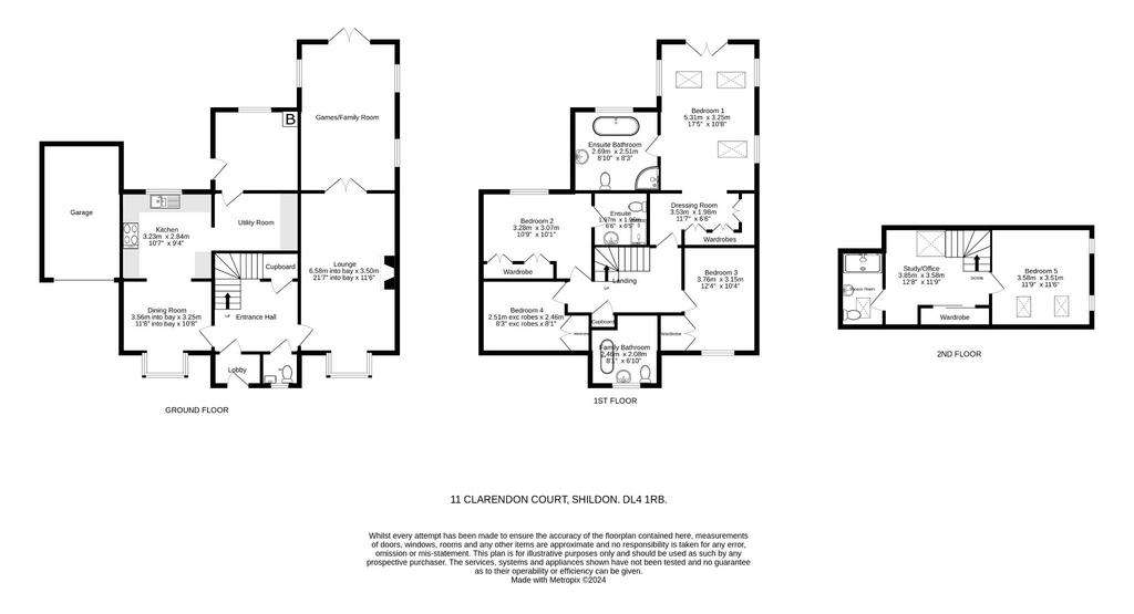 5 bedroom detached house for sale - floorplan