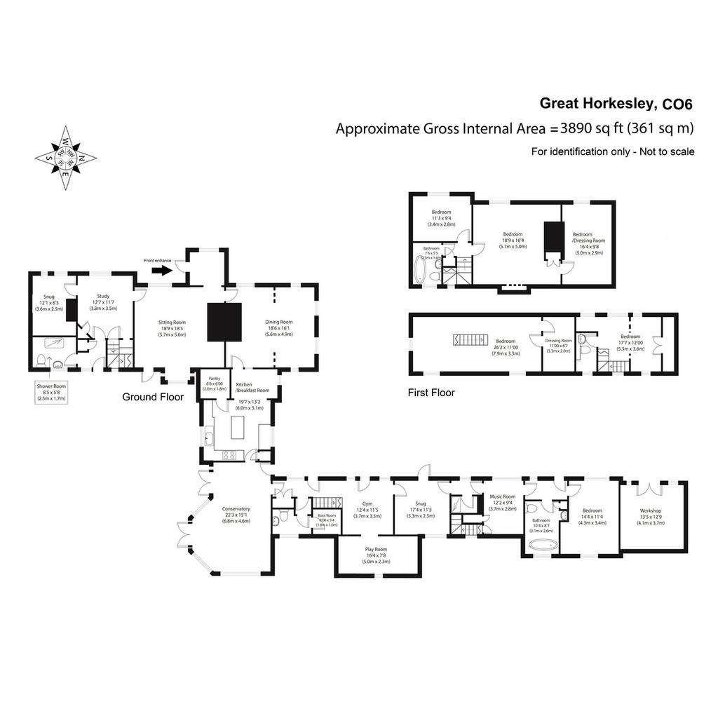 5 bedroom detached house for sale - floorplan