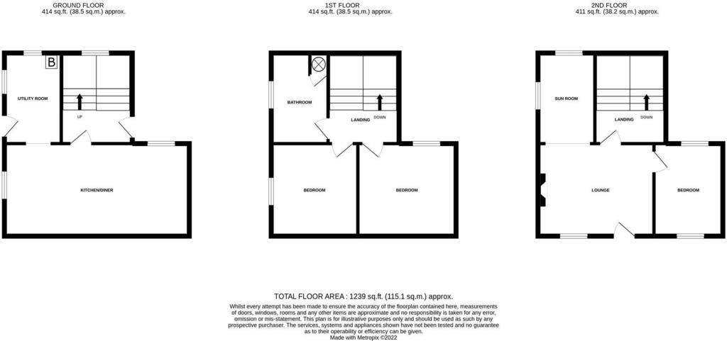 3 bedroom detached house for sale - floorplan