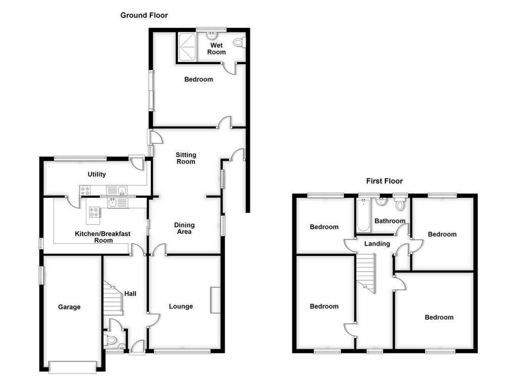 5 bedroom detached house for sale - floorplan