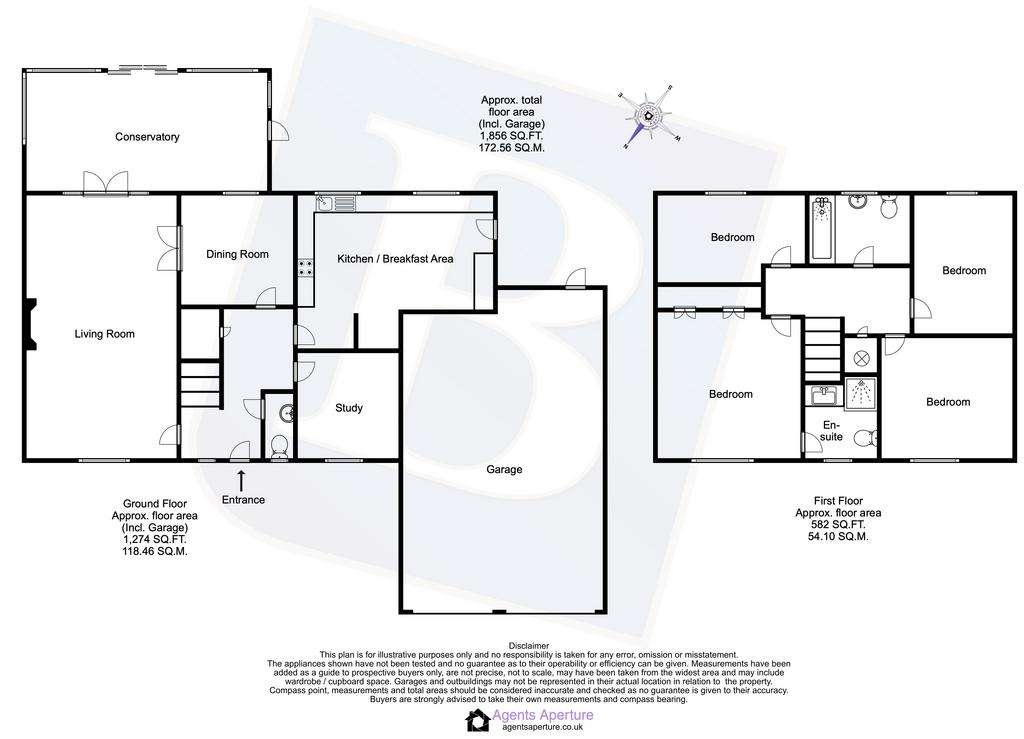 4 bedroom detached house for sale - floorplan