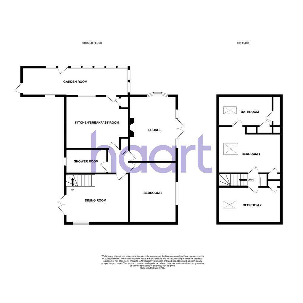 3 bedroom detached house for sale - floorplan