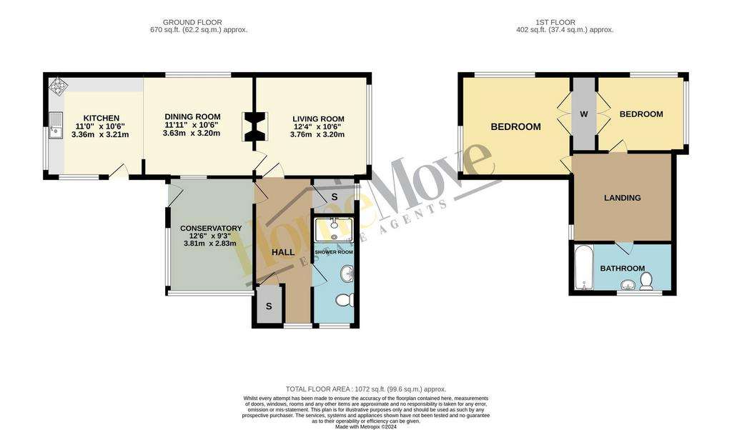 2 bedroom cottage for sale - floorplan