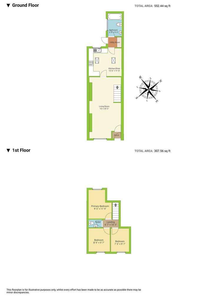 3 bedroom semi-detached house for sale - floorplan