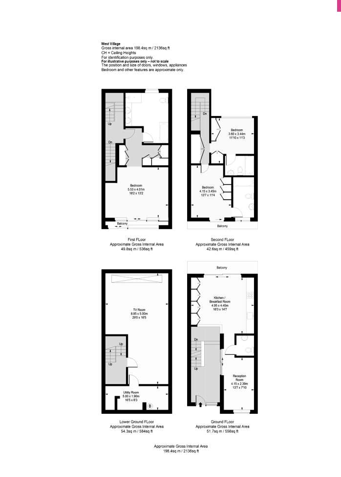 3 bedroom house to rent - floorplan