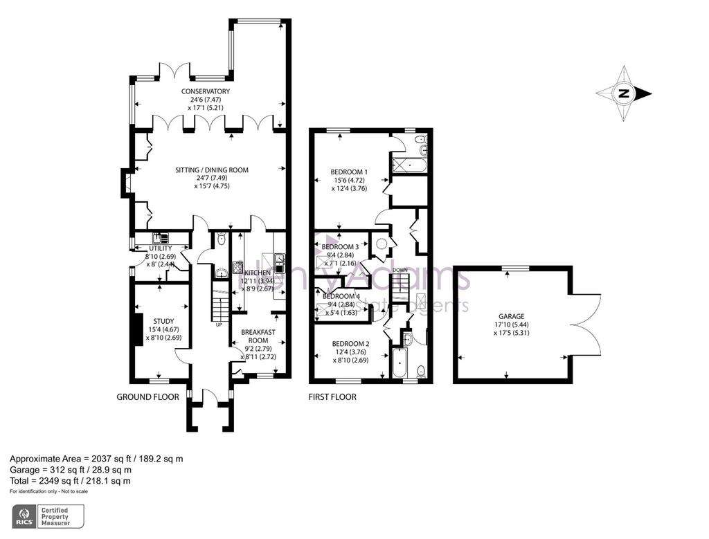 4 bedroom detached house for sale - floorplan