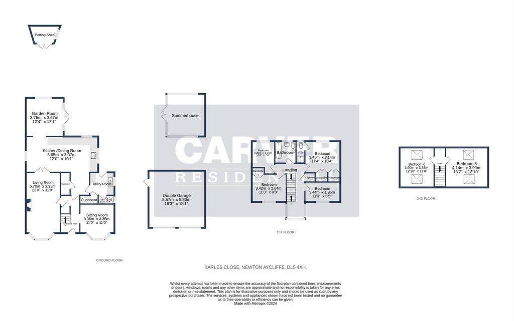 6 bedroom detached house for sale - floorplan