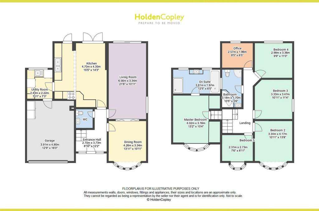 5 bedroom detached house for sale - floorplan