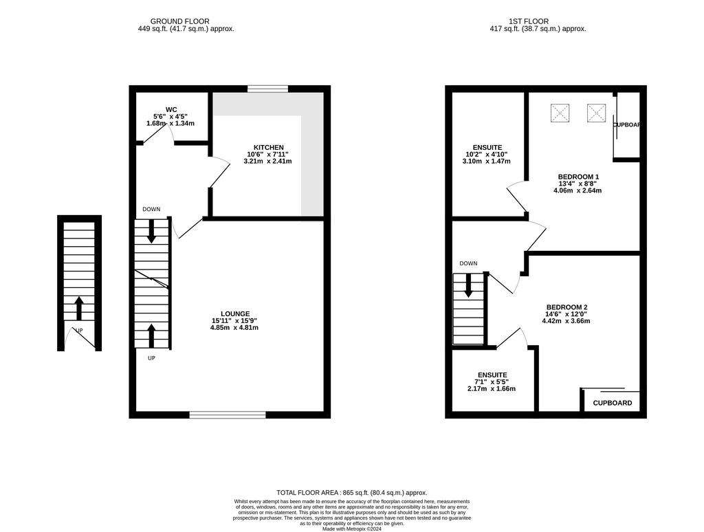 2 bedroom flat for sale - floorplan