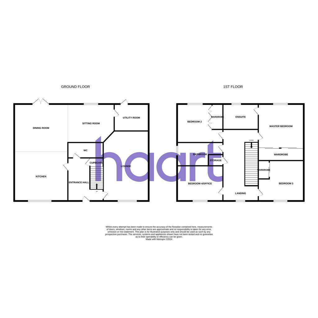 4 bedroom detached house for sale - floorplan