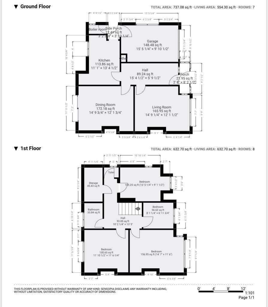 4 bedroom semi-detached house for sale - floorplan