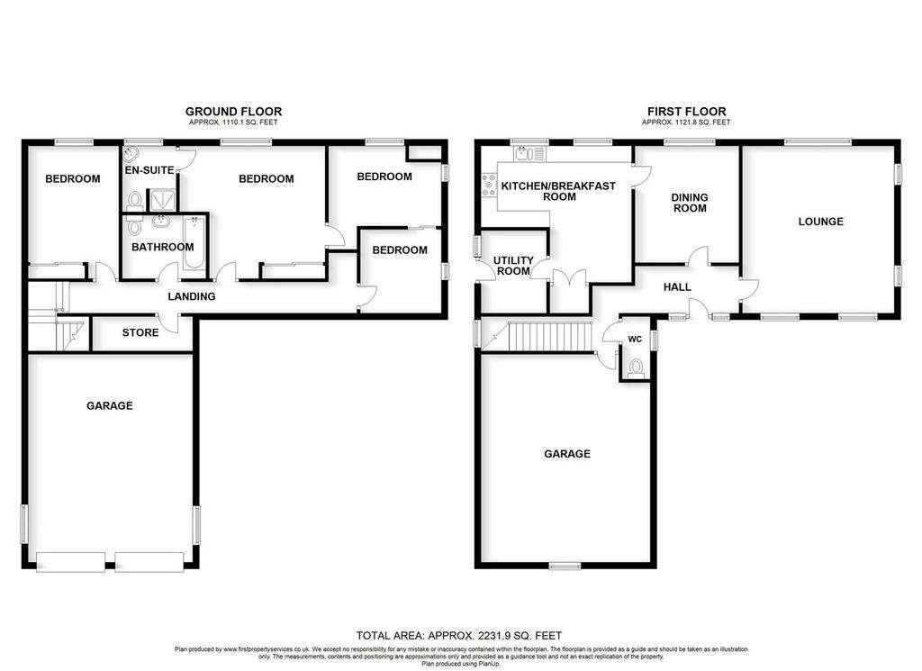 4 bedroom detached house for sale - floorplan