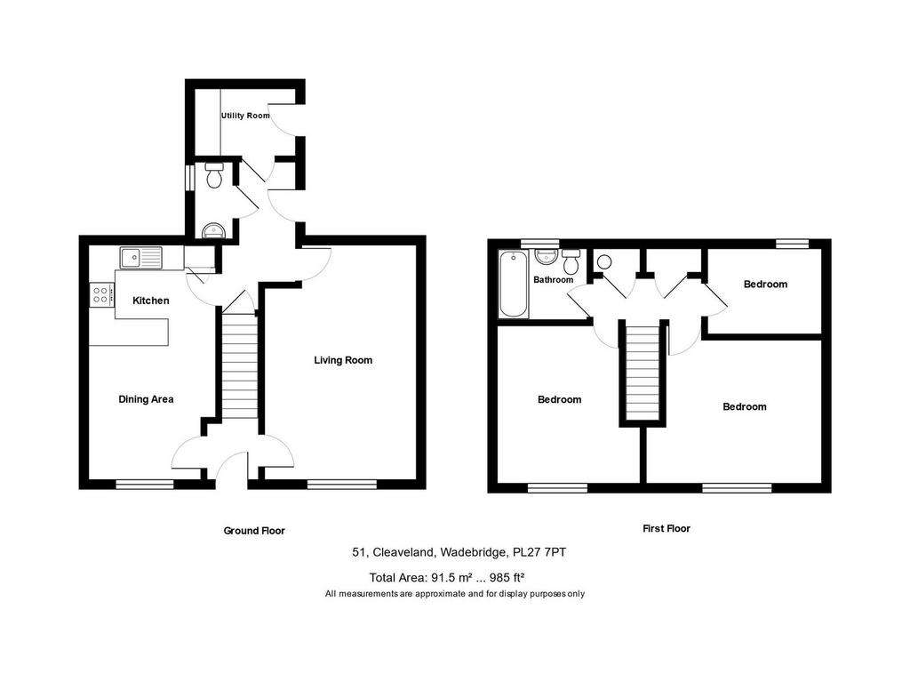 3 bedroom semi-detached house for sale - floorplan