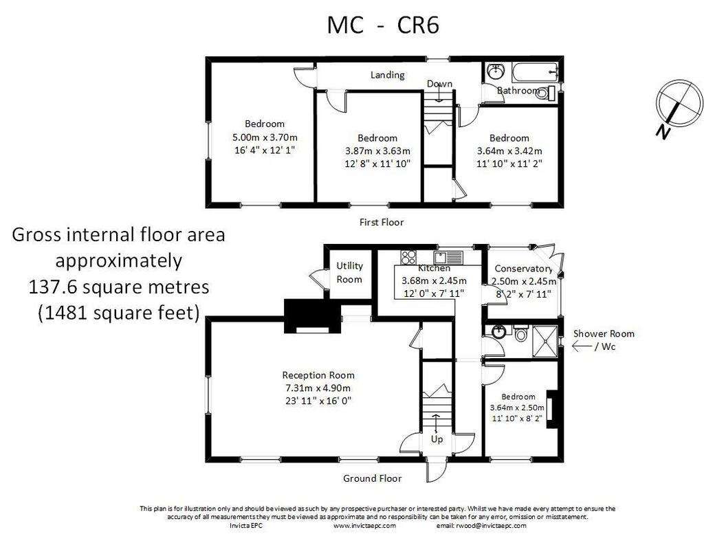 4 bedroom detached house for sale - floorplan