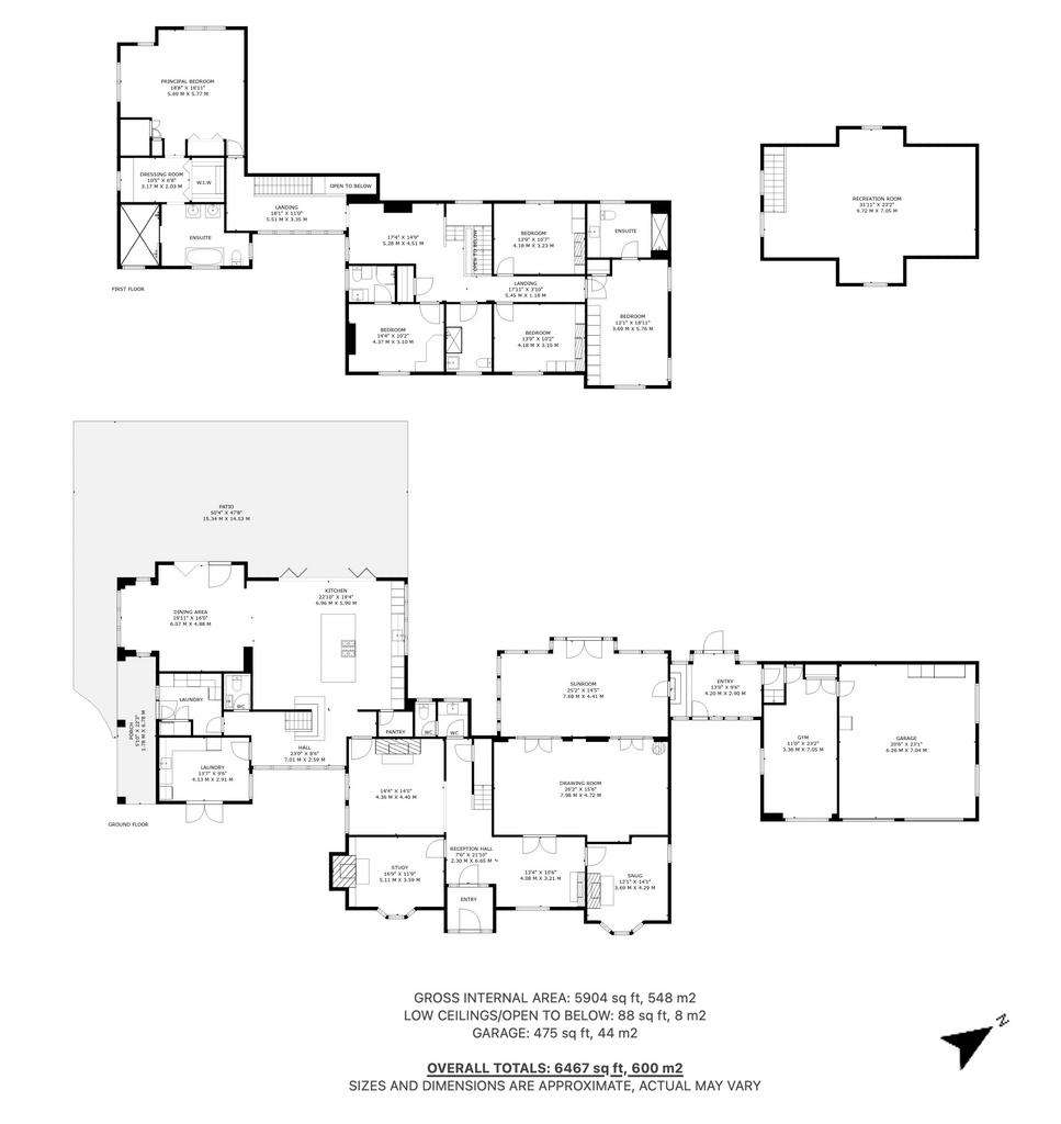 5 bedroom detached house for sale - floorplan