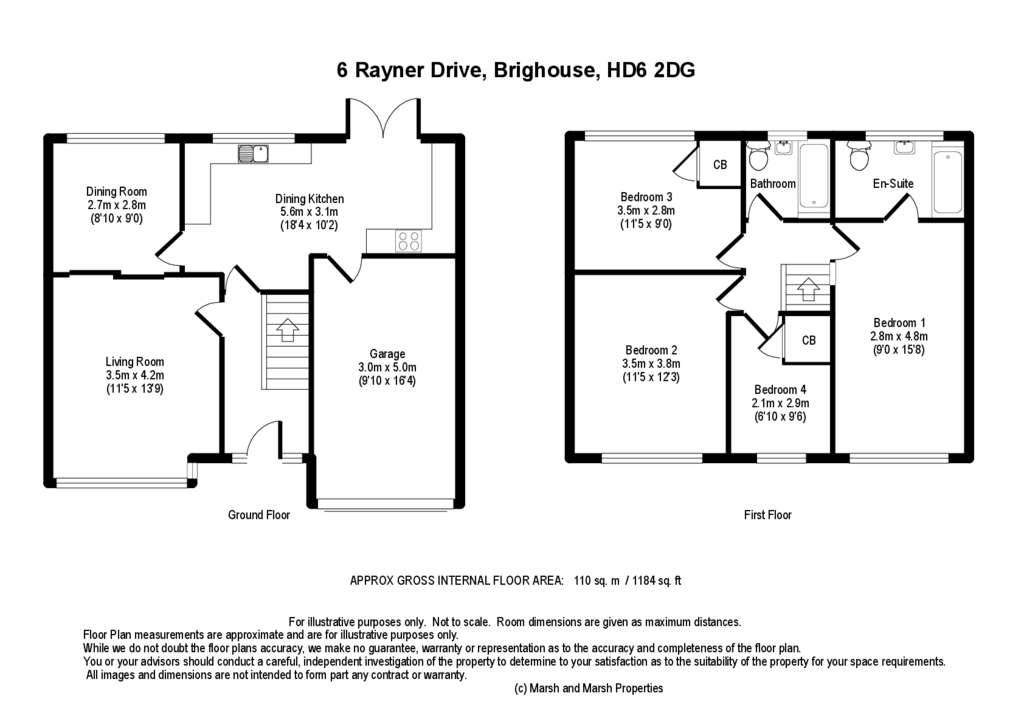 4 bedroom semi-detached house for sale - floorplan