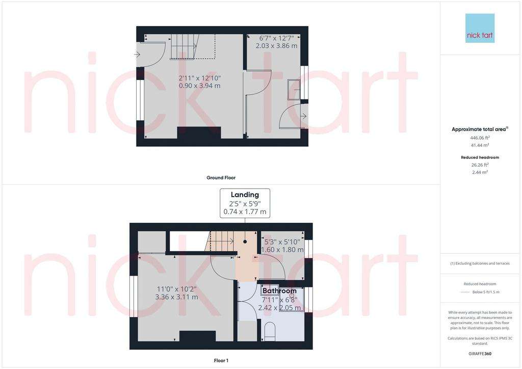 2 bedroom cottage for sale - floorplan