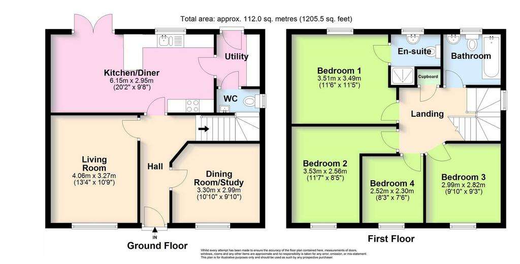 4 bedroom detached house for sale - floorplan