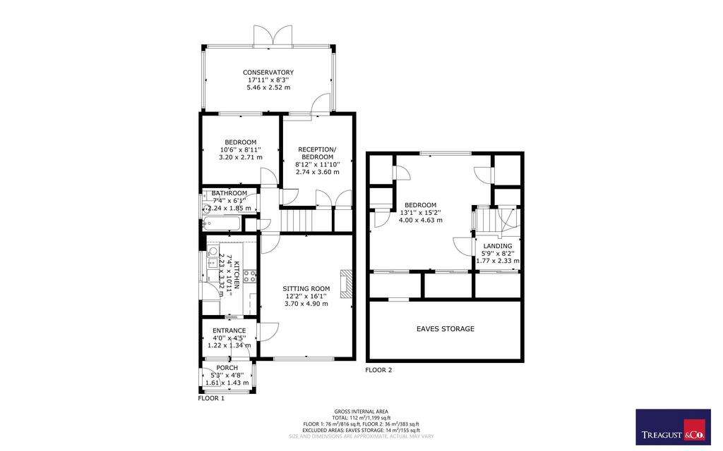 3 bedroom semi-detached house for sale - floorplan