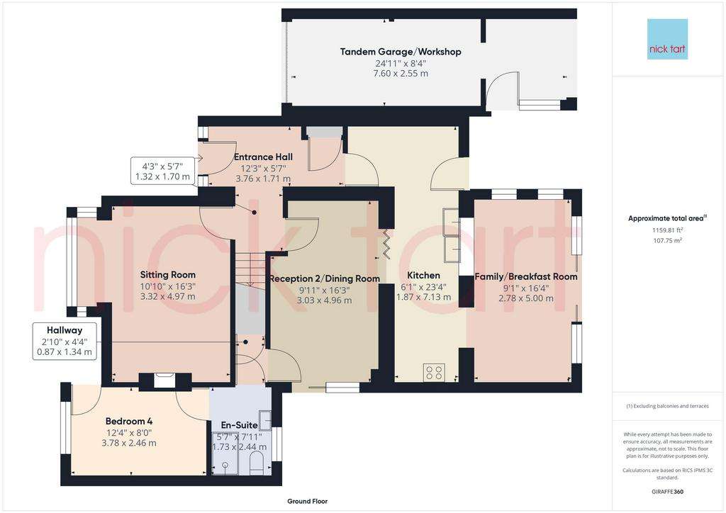 4 bedroom detached house for sale - floorplan