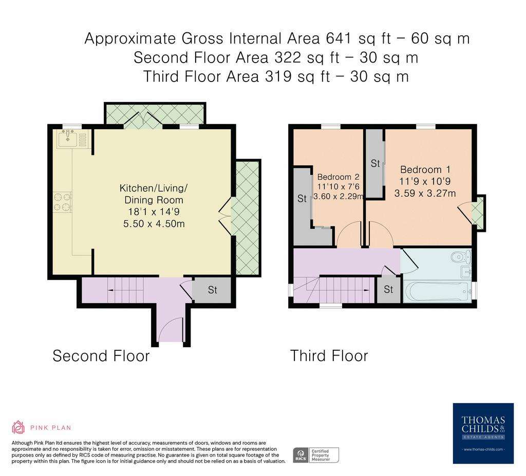 2 bedroom flat for sale - floorplan