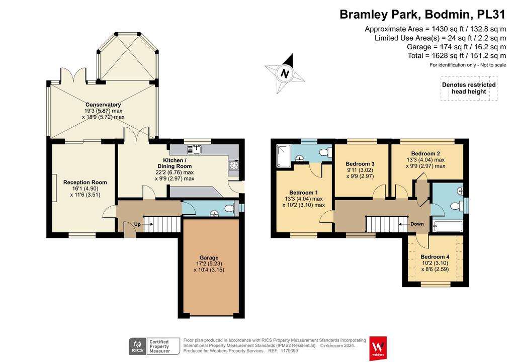 4 bedroom detached house for sale - floorplan